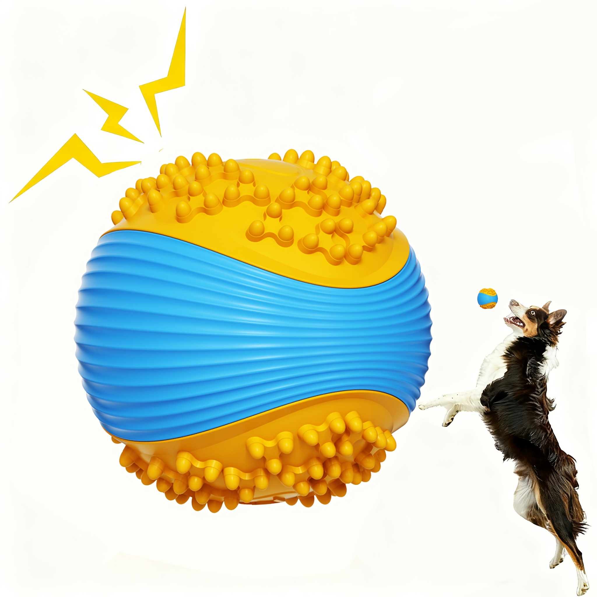 Pet Dental Chew Toy - Brinquedo Indestrutível para Cães, Bola com