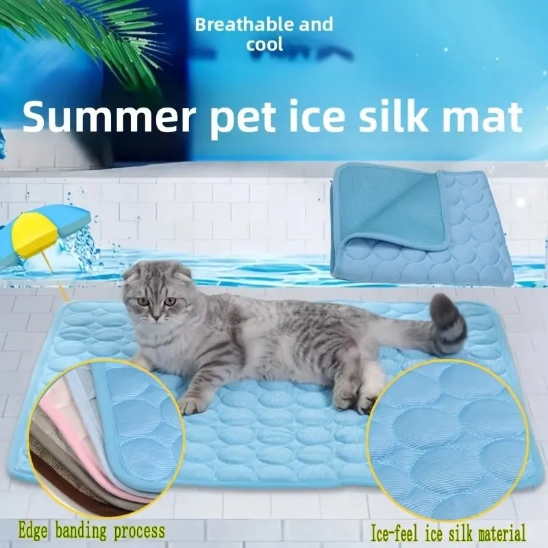 Dog Cooling Mat - Tapete Refrescante de Seda Gelada para