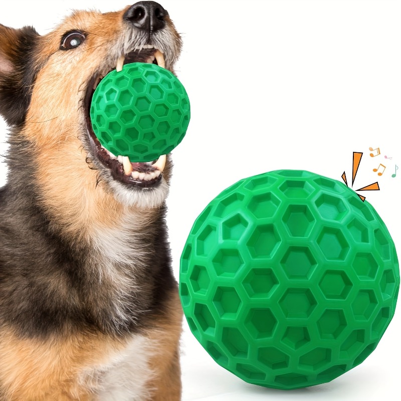 Pet Dental Chew Toy - Brinquedo de Borracha Natural Resistente para
