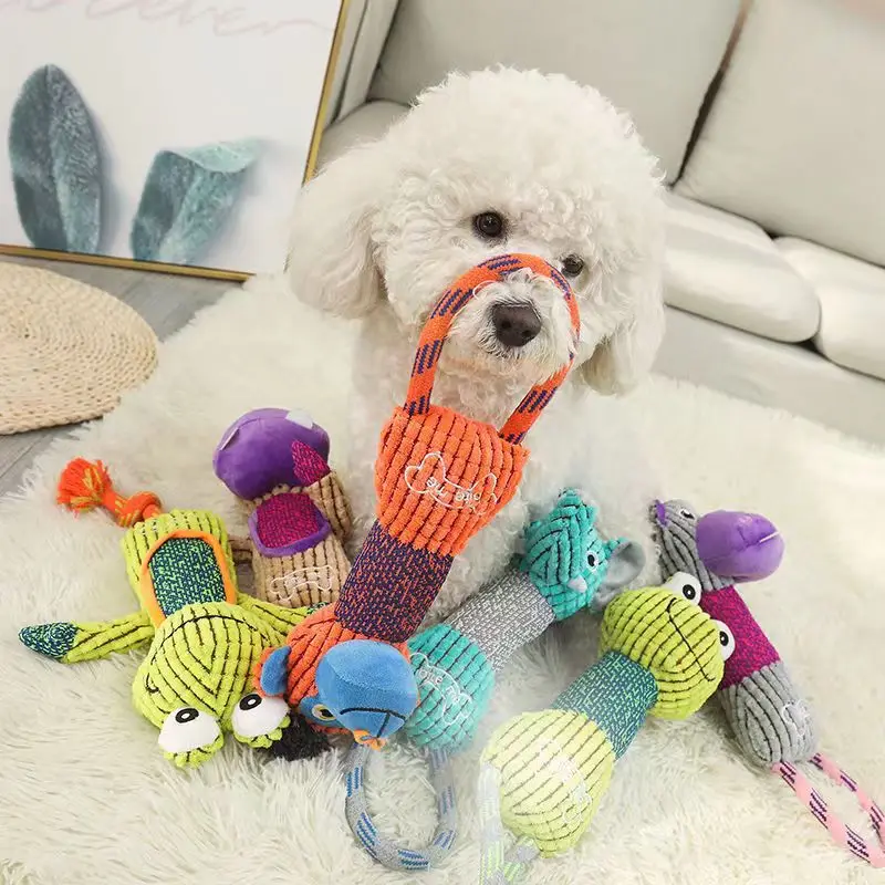 Pet Dental Chew Toy - Brinquedo de pelúcia para animal de