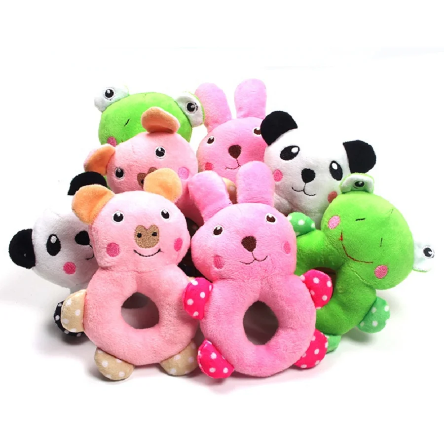 Pet Dental Chew Toy - Teddy Plush Circular Dentes Moagem Puzzle,