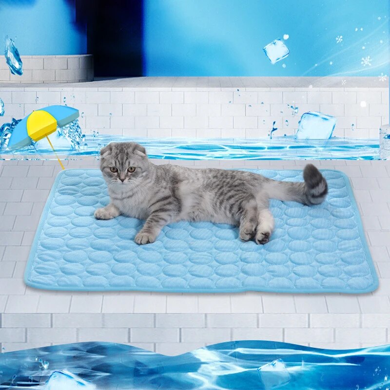 Pet esteiras de gelo verão gat - Dog Cooling Mat avaliação e preço
