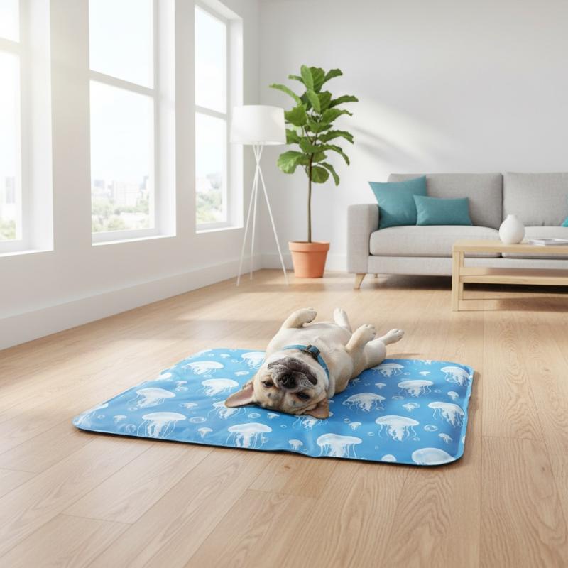 Tapete de gel auto-refrigerant - Dog Cooling Mat avaliação e preço
