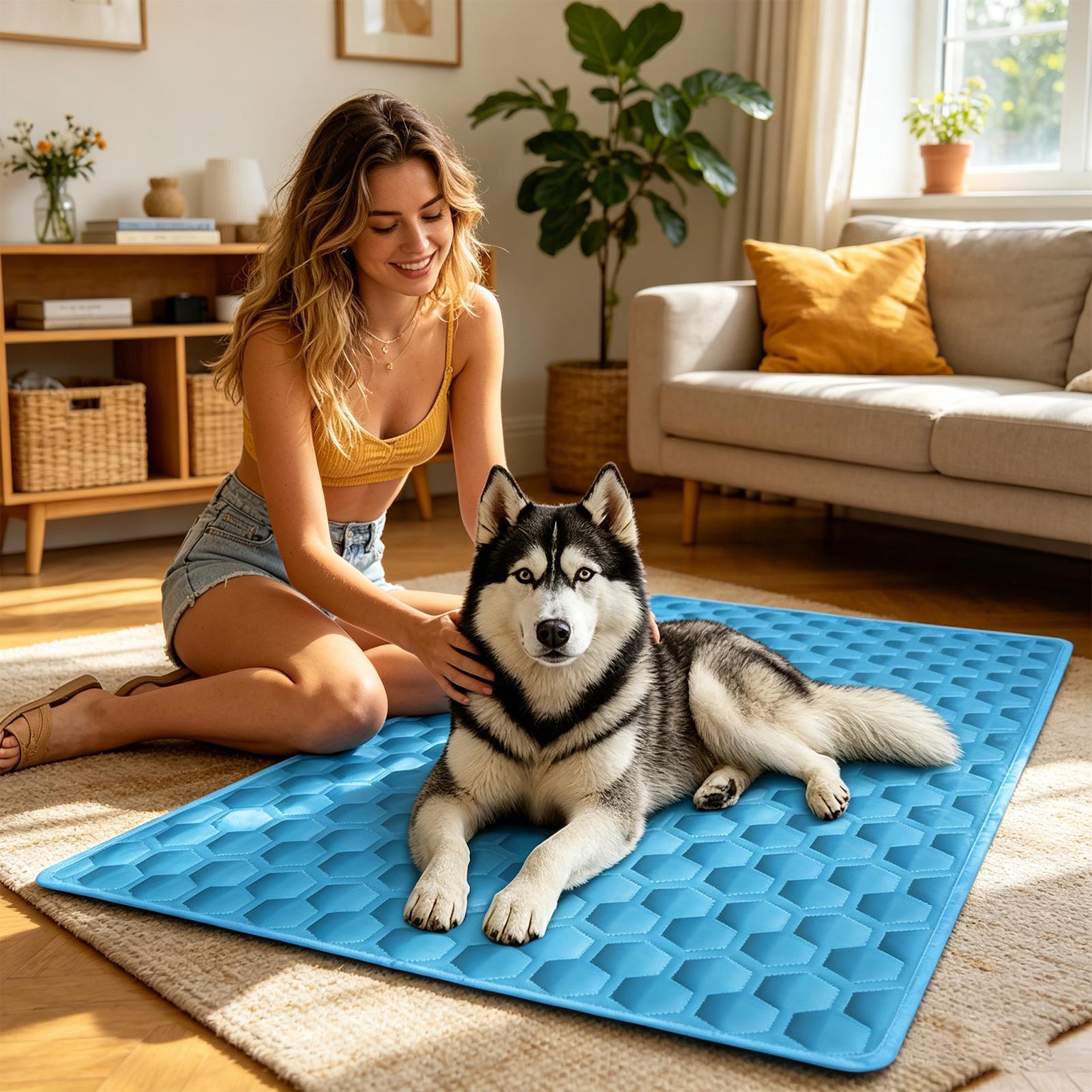 Tapete Gelado de Verão para Pe - Dog Cooling Mat avaliação e preço
