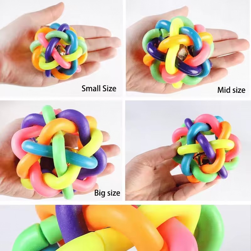 Brinquedo Colorido de Borracha - Pet Dental Chew Toy avaliação e preço