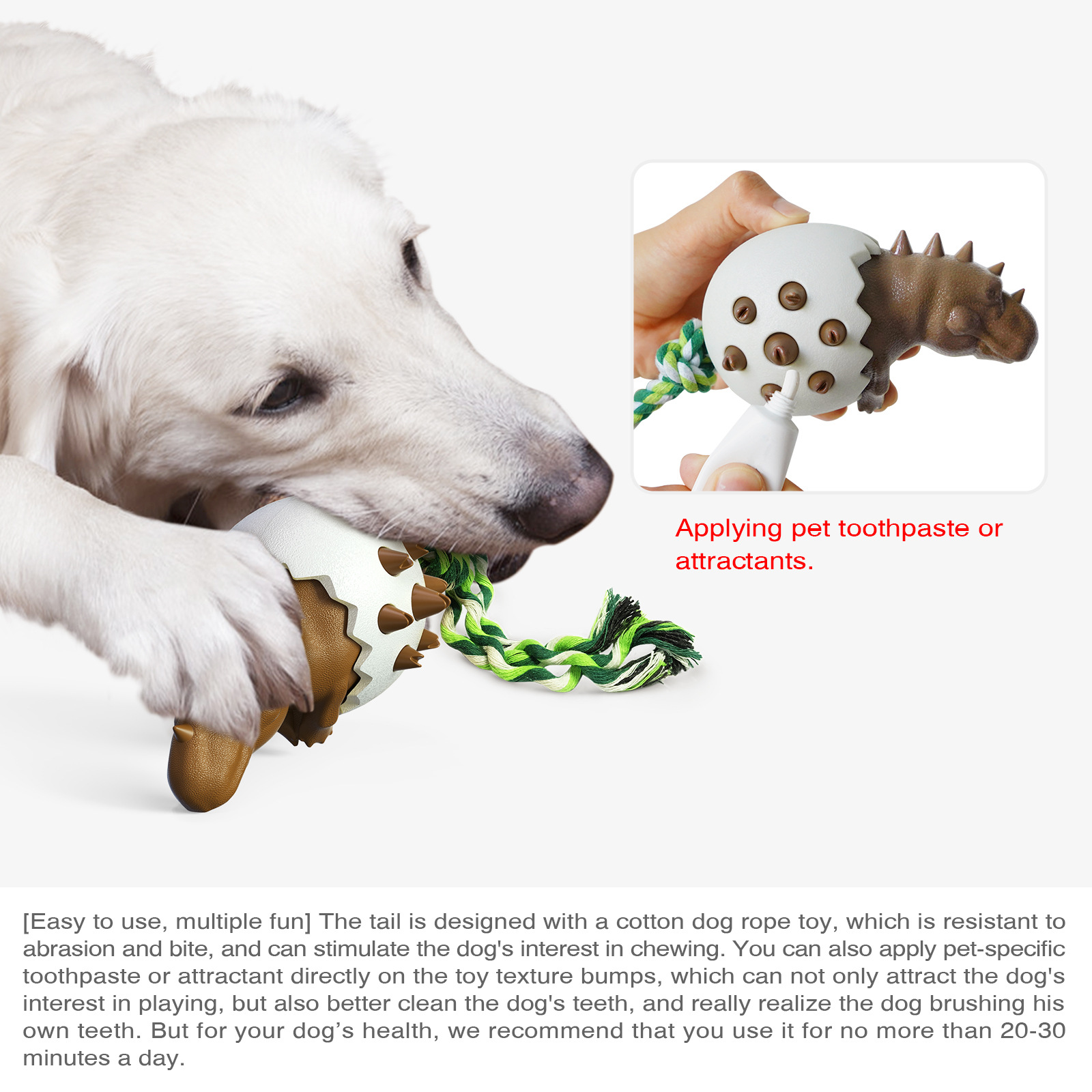 Brinquedo Mastigável Durável p - Pet Dental Chew Toy avaliação e preço