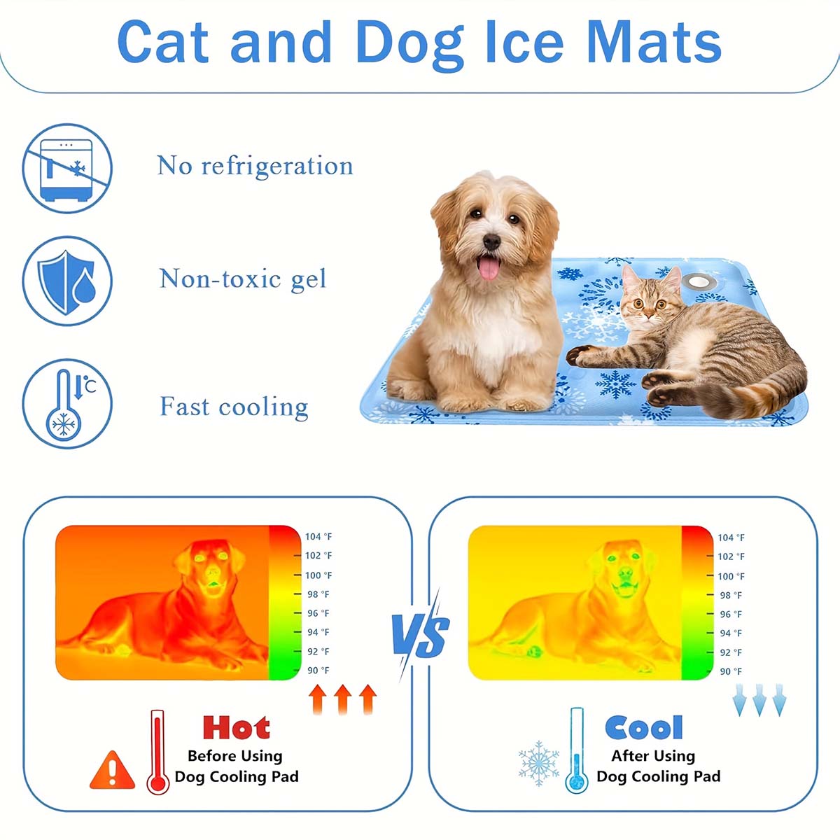 Tapete Refrescante de Verão pa - Dog Cooling Mat avaliação e preço